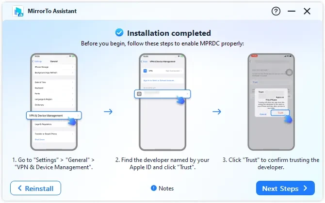 iMyFone MirrorTo — captura de tela 5